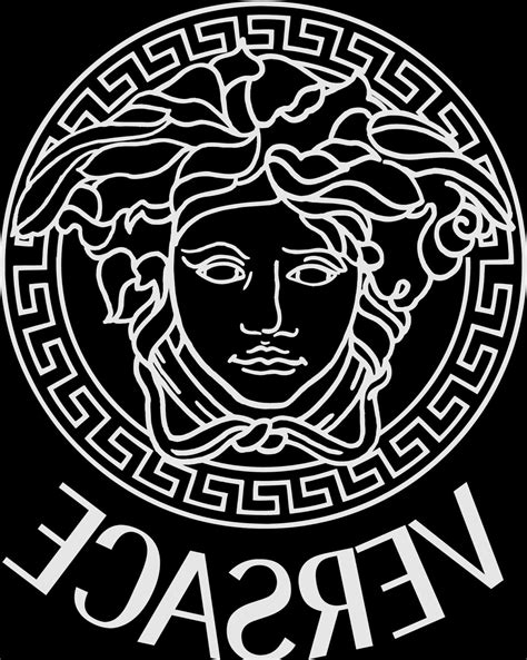 versace simbolos|versace logo black and white.